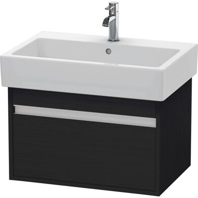 Duravit Ketho Meuble sous-vasque mural - Rectangulaire, 1 tiroir, Eiche Schwarz Mat - Publicité Duravit Ketho Meuble sous-vasque mural - Rectangulaire, 1 tiroir, Eiche Schwarz Mat - Publicité