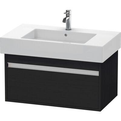 Duravit Ketho Meuble de lavabo mural - Chêne noir - Publicité Duravit Ketho Meuble de lavabo mural - Chêne noir - Publicité