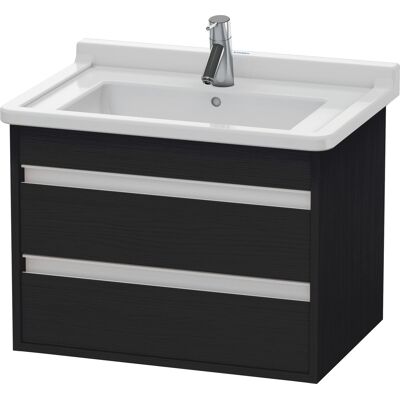 Duravit Ketho Meuble sous-vasque - Eiche Schwarz Matt, 2 tiroirs, Mural - Publicité Duravit Ketho Meuble sous-vasque - Eiche Schwarz Matt, 2 tiroirs, Mural - Publicité