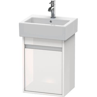 Duravit Ketho Meuble de salle de bain mural - 400mm Blanc brillant - Publicité Duravit Ketho Meuble de salle de bain mural - 400mm Blanc brillant - Publicité