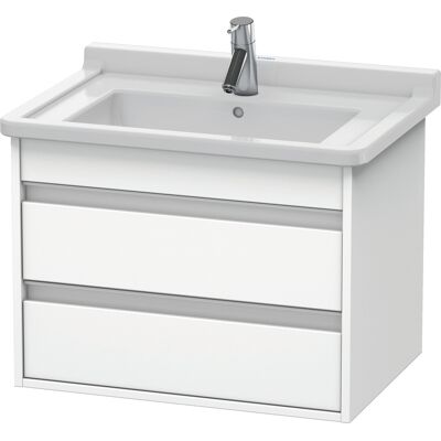 Duravit Ketho Meuble sous-lavabo - 2 tiroirs, 650mm, Blanc Mat - Publicité Duravit Ketho Meuble sous-lavabo - 2 tiroirs, 650mm, Blanc Mat - Publicité