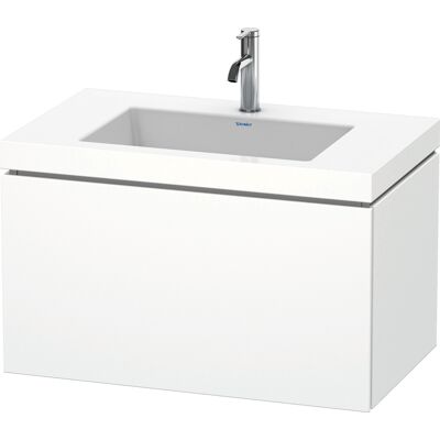 Lavabo suspendu Duravit L-Cube - Connexion sans couture - Publicité Lavabo suspendu Duravit L-Cube - Connexion sans couture - Publicité