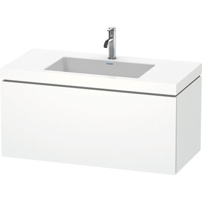 Lavabo suspendu Duravit L-Cube - Design sans couture en céramique - Publicité Lavabo suspendu Duravit L-Cube - Design sans couture en céramique - Publicité