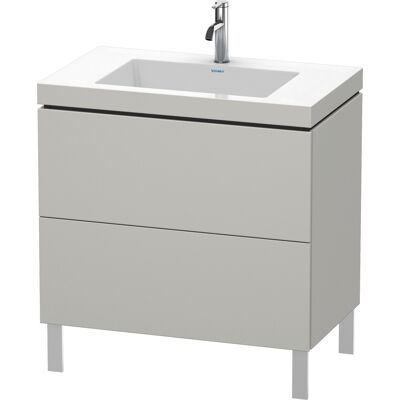 Duravit L-Cube Meuble sous-lavabo - Betongrau Mat - 80x48 cm - Publicité Duravit L-Cube Meuble sous-lavabo - Betongrau Mat - 80x48 cm - Publicité