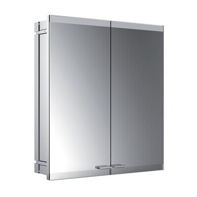 Armoire miroir Emco - 2 portes, 600mm, LED, Bluetooth - Publicité Armoire miroir Emco - 2 portes, 600mm, LED, Bluetooth - Publicité