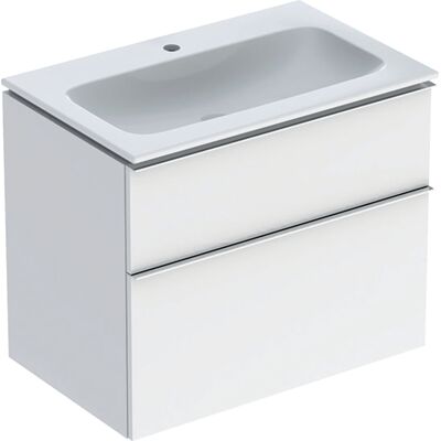 Ensemble de Meubles de Salle de Bain Geberit iCon avec 2 Tiroirs - Publicité Ensemble de Meubles de Salle de Bain Geberit iCon avec 2 Tiroirs - Publicité