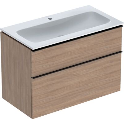 Ensemble de Salle de Bain Geberit iCon avec 2 tiroirs - Blanc, 90x63x48cm - Publicité Ensemble de Salle de Bain Geberit iCon avec 2 tiroirs - Blanc, 90x63x48cm - Publicité