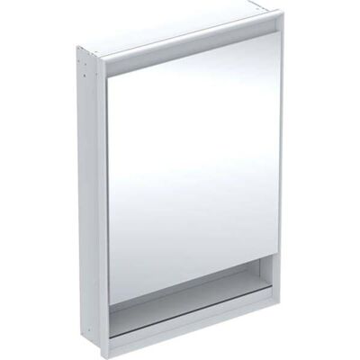 Armoire miroir Geberit blanc aluminium avec ComfortLight - 60x90cm - Publicité Armoire miroir Geberit blanc aluminium avec ComfortLight - 60x90cm - Publicité