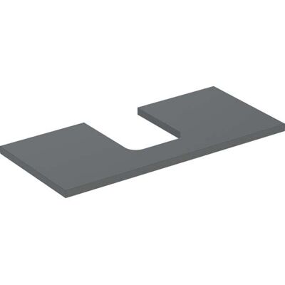 Plaque de lavabo Geberit ONE - Découpe centrale - 105x3x47cm - lava mat - Lavabo - Publicité Plaque de lavabo Geberit ONE - Découpe centrale - 105x3x47cm - lava mat - Lavabo - Publicité