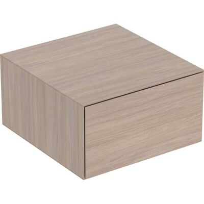 Geberit - Armoire latérale avec tiroir - Résistant à l'humidité - Fixé au mur - 45x24.5x47cm - Publicité Geberit - Armoire latérale avec tiroir - Résistant à l'humidité - Fixé au mur - 45x24.5x47cm - Publicité