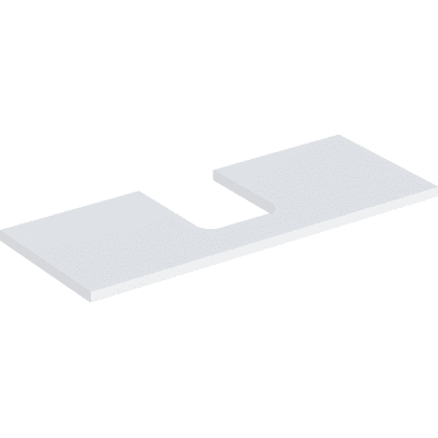 Plan de lavabo Geberit ONE - Découpe centrale - 120x3x47cm - Publicité Plan de lavabo Geberit ONE - Découpe centrale - 120x3x47cm - Publicité