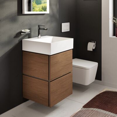 Meuble sous-vasque Hansgrohe Xilesa E 54250550 480x470mm, 2 tiroirs, chêne cachemire - Publicité Meuble sous-vasque Hansgrohe Xilesa E 54250550 480x470mm, 2 tiroirs, chêne cachemire - Publicité