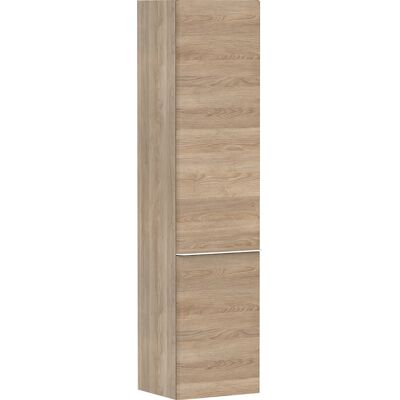 Hansgrohe Xelu Q armoire haute 54141700 370x400x1650mm, charnière de porte à droite, chêne naturel, blanc mat - Publicité Hansgrohe Xelu Q armoire haute 54141700 370x400x1650mm, charnière de porte à droite, chêne naturel, blanc mat - Publicité