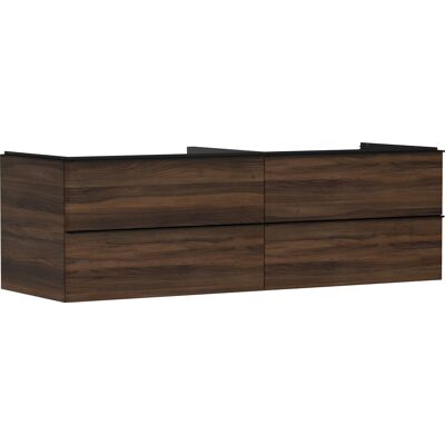 Hansgrohe Xelu Q Armoire murale pour lavabo - Noyer foncé / Noir mat - 54093670 - Publicité Hansgrohe Xelu Q Armoire murale pour lavabo - Noyer foncé / Noir mat - 54093670 - Publicité