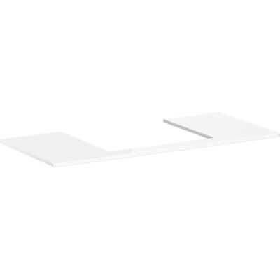 Console Hansgrohe Xelu Q - Découpe centrale - 1180x550mm - Blanc Brillant - Publicité Console Hansgrohe Xelu Q - Découpe centrale - 1180x550mm - Blanc Brillant - Publicité