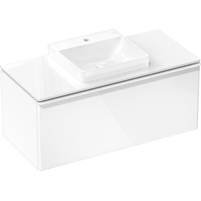 Hansgrohe Xelu Q Console Murale Blanche Brillante - Accessoire pour Lavabo - Publicité Hansgrohe Xelu Q Console Murale Blanche Brillante - Accessoire pour Lavabo - Publicité