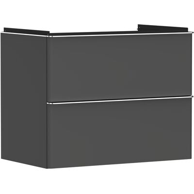 Hansgrohe Xelu Q Meuble sous-vasque - Diamantgrau, 2 tiroirs, 780x605 mm - Publicité Hansgrohe Xelu Q Meuble sous-vasque - Diamantgrau, 2 tiroirs, 780x605 mm - Publicité