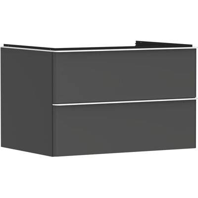 Hansgrohe Xelu Q Meuble sous lavabo - 2 tiroirs - 780x550mm - Diamantgrau - Publicité Hansgrohe Xelu Q Meuble sous lavabo - 2 tiroirs - 780x550mm - Diamantgrau - Publicité