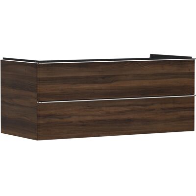 Hansgrohe Xelu Q Noyer Foncé - Meuble lavabo - 1180x550 - SoftClose - Publicité Hansgrohe Xelu Q Noyer Foncé - Meuble lavabo - 1180x550 - SoftClose - Publicité