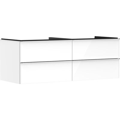 Hansgrohe Xelu Q Meuble sous-lavabo mural - 4 tiroirs, 1360x550mm - Publicité Hansgrohe Xelu Q Meuble sous-lavabo mural - 4 tiroirs, 1360x550mm - Publicité