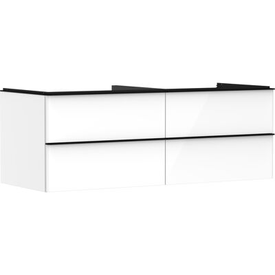 Hansgrohe Xelu Q Meuble sous-lavabo - Blanc Brillant / Poignée Noire - 54086670 - Publicité Hansgrohe Xelu Q Meuble sous-lavabo - Blanc Brillant / Poignée Noire - 54086670 - Publicité