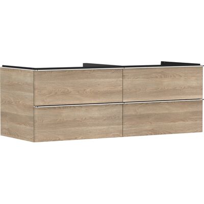 Hansgrohe Xelu Q Armoire sous-vasque - Chêne naturel - 4 tiroirs - 1360mm - Publicité Hansgrohe Xelu Q Armoire sous-vasque - Chêne naturel - 4 tiroirs - 1360mm - Publicité
