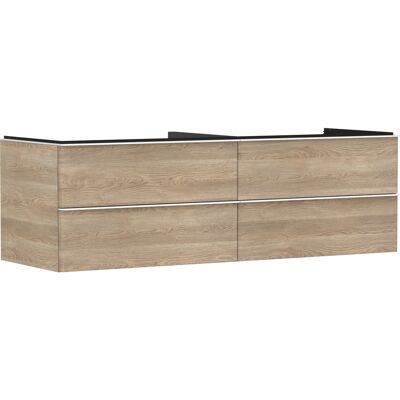 Hansgrohe Xelu Q Meuble lavabo mural, 1560x550, 4 tiroirs - Placard de salle de bain - Publicité Hansgrohe Xelu Q Meuble lavabo mural, 1560x550, 4 tiroirs - Placard de salle de bain - Publicité