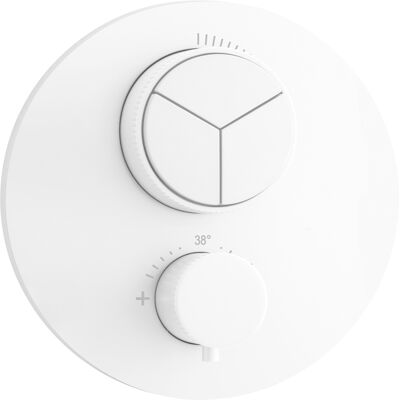 Herzbach Deep White Kit de thermostat - pour 3 consommateurs - Publicité Herzbach Deep White Kit de thermostat - pour 3 consommateurs - Publicité