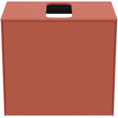 Ideal Standard Conca Armoire suspendue pour lavabo - 1 tiroir, découpe centrale, 60x37x55 cm - Publicité Ideal Standard Conca Armoire suspendue pour lavabo - 1 tiroir, découpe centrale, 60x37x55 cm - Publicité