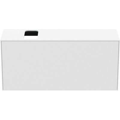 Meuble suspendu Ideal Standard avec découpe - 120x37x55 cm - Publicité Meuble suspendu Ideal Standard avec découpe - 120x37x55 cm - Publicité