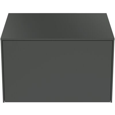 Meuble sous-vasque mural Ideal Standard T4311Y2 - 1 tiroir, 60x50.5x37 cm, Anthracite - Publicité Meuble sous-vasque mural Ideal Standard T4311Y2 - 1 tiroir, 60x50.5x37 cm, Anthracite - Publicité