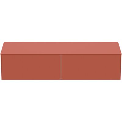 Ideal Standard T4315Y3 Meuble de Salle de Bain - 2 Tiroirs - Sans Découpe - Finition Mat Sunset - Publicité Ideal Standard T4315Y3 Meuble de Salle de Bain - 2 Tiroirs - Sans Découpe - Finition Mat Sunset - Publicité