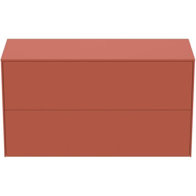 Ideal Standard Meuble sous-vasque T4329Y3 - 2 tiroirs, 100x37x55 cm, Sunset mat - Publicité Ideal Standard Meuble sous-vasque T4329Y3 - 2 tiroirs, 100x37x55 cm, Sunset mat - Publicité