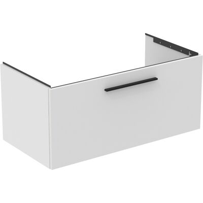 Ideal Standard life B meuble double vasque T5275DU 1 tiroir, 100 x 50,5 x 44 cm, blanc mat - Publicité Ideal Standard life B meuble double vasque T5275DU 1 tiroir, 100 x 50,5 x 44 cm, blanc mat - Publicité