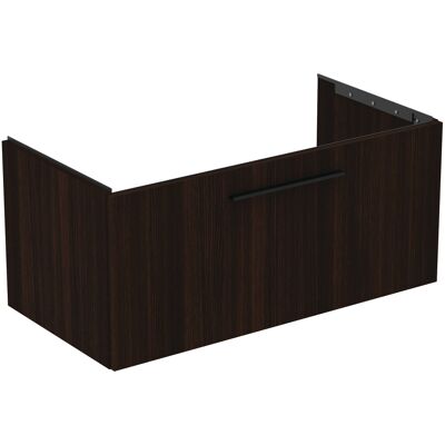 Ideal Standard life B meuble double vasque T5275NW 1 tiroir, 100 x 50,5 x 44 cm, chêne café - Publicité Ideal Standard life B meuble double vasque T5275NW 1 tiroir, 100 x 50,5 x 44 cm, chêne café - Publicité