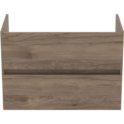 Ideal Standard Eurovit Plus meuble sous-vasque double R0263Y9 noyer flammé, 80x44x55cm, 2 coulissants - Publicité Ideal Standard Eurovit Plus meuble sous-vasque double R0263Y9 noyer flammé, 80x44x55cm, 2 coulissants - Publicité