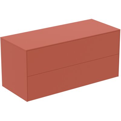 Ideal Standard T4324Y3 Meuble lavabo - 2 tiroirs, Sans découpe - Publicité Ideal Standard T4324Y3 Meuble lavabo - 2 tiroirs, Sans découpe - Publicité