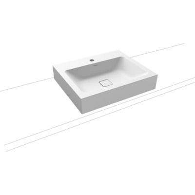 Kaldewei Cono Lavabo Mural - 60x50cm, Blanc Alpin Mat, Sans Trop-plein - Publicité Kaldewei Cono Lavabo Mural - 60x50cm, Blanc Alpin Mat, Sans Trop-plein - Publicité