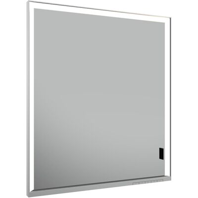 Armoire miroir Royal Lumos - Argent, LED, Fixation murale - Publicité Armoire miroir Royal Lumos - Argent, LED, Fixation murale - Publicité