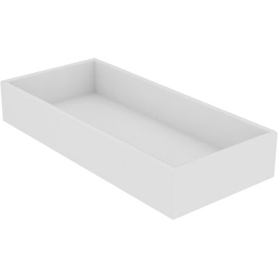 Keuco Edition 11 Boîte de rangement coulissante - Blanc, 190x70x413mm - Publicité Keuco Edition 11 Boîte de rangement coulissante - Blanc, 190x70x413mm - Publicité