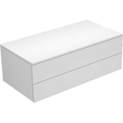 Buffet Edition 400 - Blanc, 2 tiroirs, 1050x382x535mm - Publicité Buffet Edition 400 - Blanc, 2 tiroirs, 1050x382x535mm - Publicité