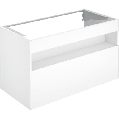 Meuble sous lavabo Keuco Stageline - Inox Satiné - 100x62.5x49cm - Publicité Meuble sous lavabo Keuco Stageline - Inox Satiné - 100x62.5x49cm - Publicité