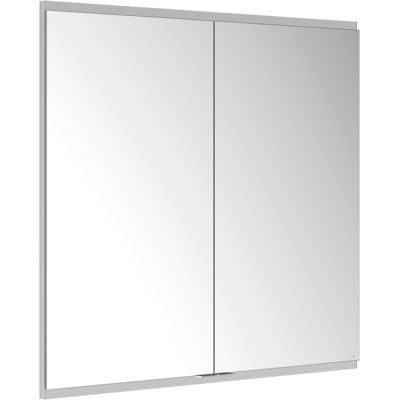 Armoire avec miroir Keuco Royal Modular 2 - Portes doubles, aluminium argenté, encastré - Publicité Armoire avec miroir Keuco Royal Modular 2 - Portes doubles, aluminium argenté, encastré - Publicité