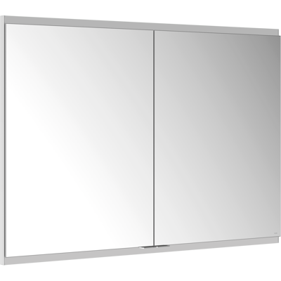 Armoire miroir KEUCO Royal Modular 2.0 - Fixation murale, Portes en verre doubles, Étagères réglables - Publicité Armoire miroir KEUCO Royal Modular 2.0 - Fixation murale, Portes en verre doubles, Étagères réglables - Publicité