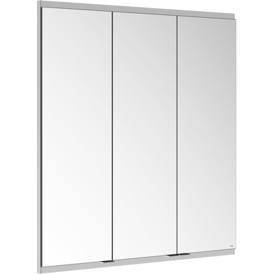 Armoire miroir KEUCO Royal Modular 2.0 - Portes en double miroir, argent anodisé, 3 étagères - Publicité Armoire miroir KEUCO Royal Modular 2.0 - Portes en double miroir, argent anodisé, 3 étagères - Publicité