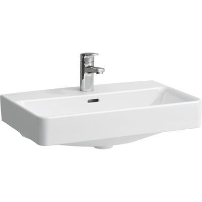 Lavabo compact Laufen PRO S - Fixation murale, Sans trou pour robinet - 600x380mm - Publicité Lavabo compact Laufen PRO S - Fixation murale, Sans trou pour robinet - 600x380mm - Publicité