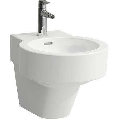 Bidet mural blanc mat Laufen - Bidet, trou unique, débordement, 390x530mm - Publicité Bidet mural blanc mat Laufen - Bidet, trou unique, débordement, 390x530mm - Publicité