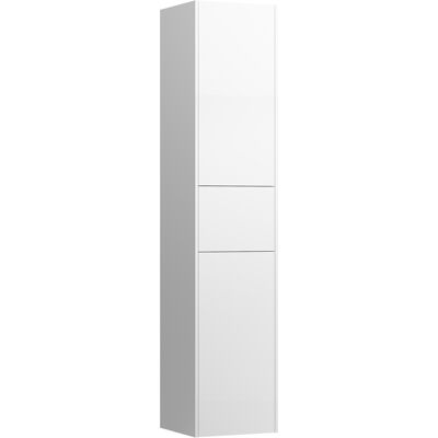 Armoire Haute LAUFEN - Snow Blanc Mat - 2 Portes, 1 Tiroir - 350x336x1650mm - Publicité Armoire Haute LAUFEN - Snow Blanc Mat - 2 Portes, 1 Tiroir - 350x336x1650mm - Publicité