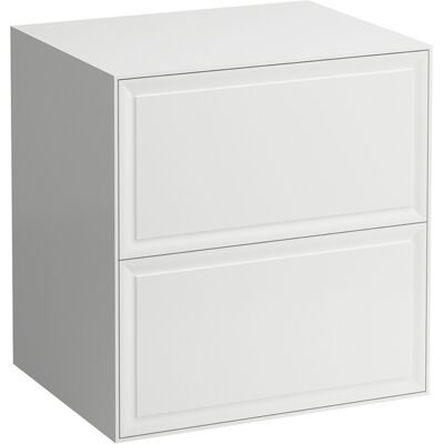 LAUFEN La nouvelle commode classique - 2 tiroirs, push & pull, 575x455x600mm - Publicité LAUFEN La nouvelle commode classique - 2 tiroirs, push & pull, 575x455x600mm - Publicité