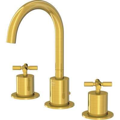 Robinet de Salle de Bain Steinberg Or Brossé 3 Trou - Robinet - Publicité Robinet de Salle de Bain Steinberg Or Brossé 3 Trou - Robinet - Publicité